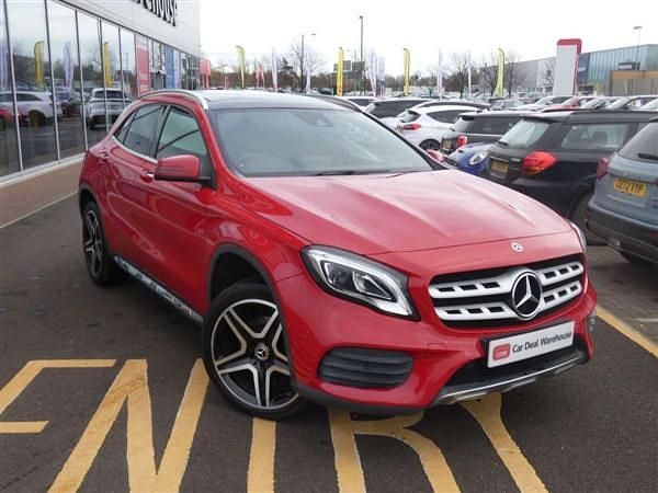 Red Used 2019 Mercedes GLA220 AMG line SUV | £14,999 (Good price) - Image 1/4