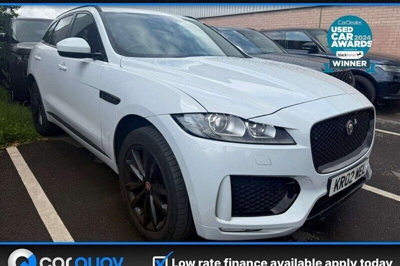 White Used 2020 Jaguar F-Pace Chequered Flag SUV | £19,995 (Fair price) - Image 1/1
