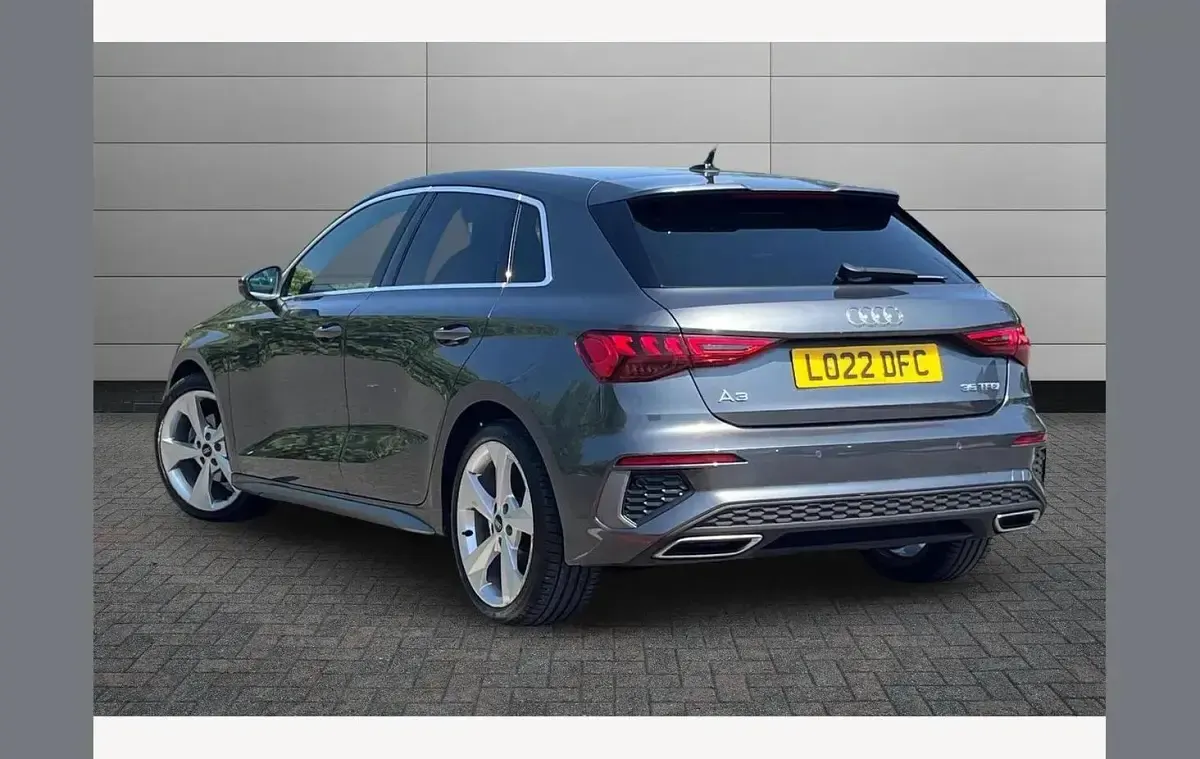 Used Audi A3 S-Line 150 HP (110 kW) 2022 Grey Sedan