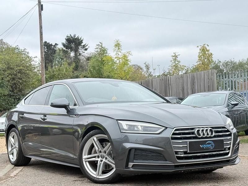 Grey Used 2017 Audi A5 Sportback S-Line Hatchback | £12,995 (Fair price) - Image 1/4