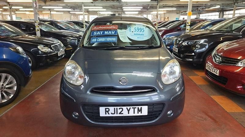 Grey Used 2012 Nissan Micra Acenta Hatchback | £5,195 (A bit pricey) - Image 1/4