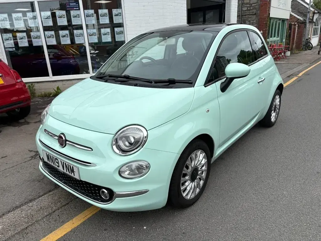 Used Fiat 500 Lounge 69 HP (50 kW) 2019 Green Hatchback