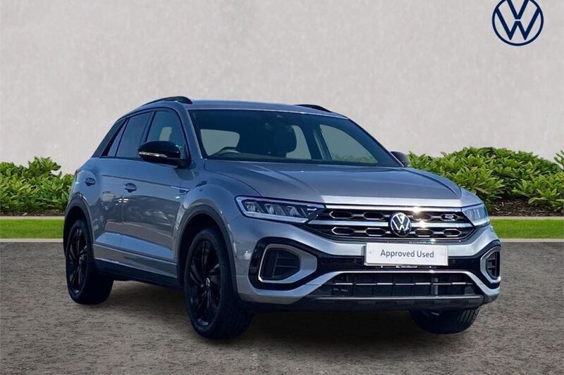 Silver Used 2025 VW T-Roc R-line SUV | £29,970 (A bit pricey) - Image 1/4