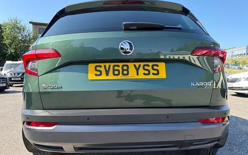 Used Skoda Karoq SE L 150 HP (110 kW) 2018 Green SUV