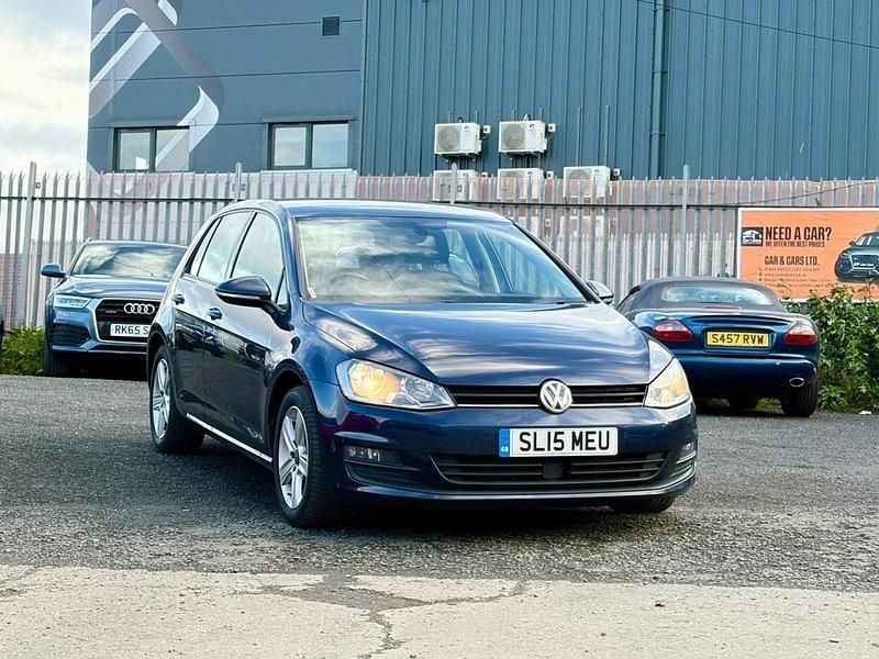 Blue Used 2015 VW Golf VII Match Hatchback | £7,699 (Fair price) - Image 1/4