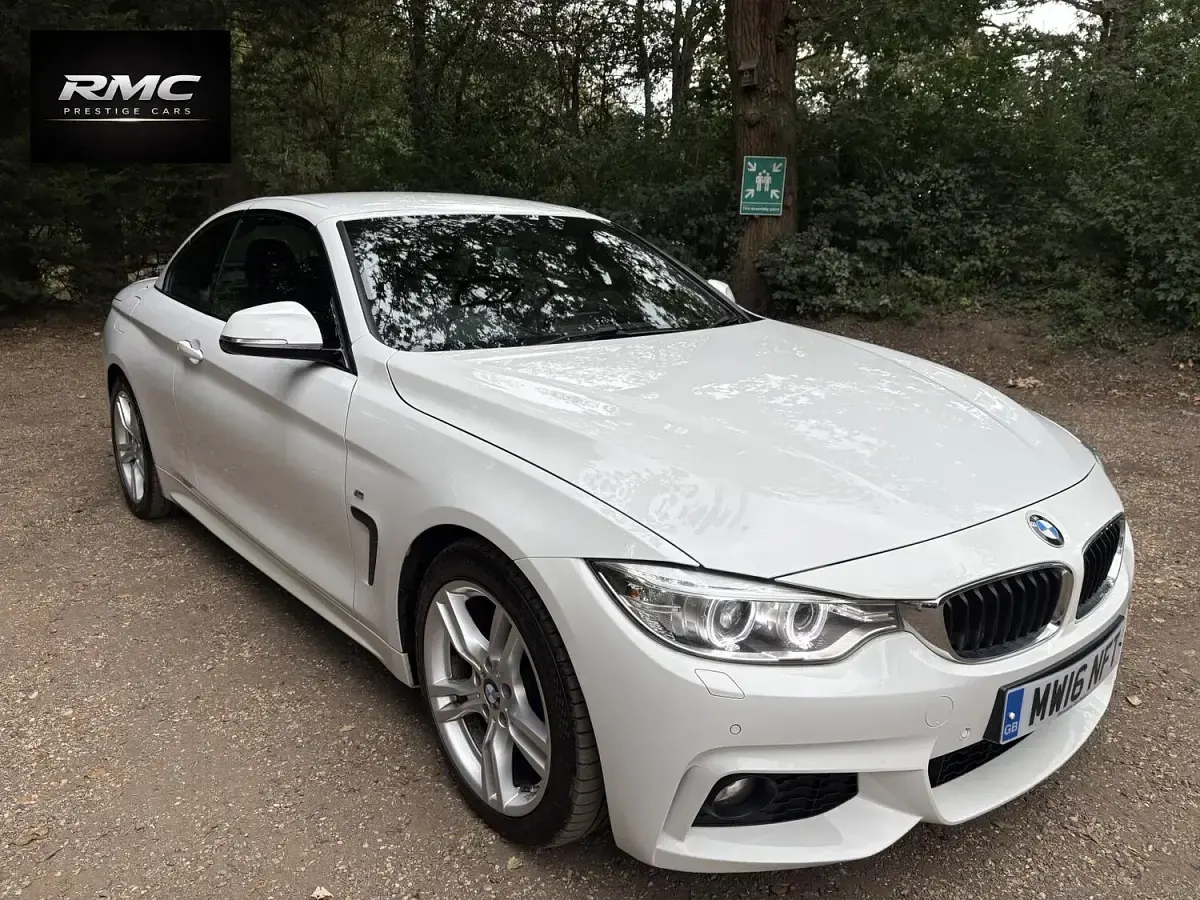 Used BMW 420 M Sport 184 HP (135 kW) 2016 White Cabriolet