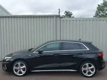 Used Audi A3 e-tron S-Line 204 HP (150 kW) 2023 Black Hatchback
