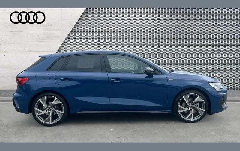 Used Audi A3 Black Edition 147 HP (108 kW) 2025 Blue Hatchback