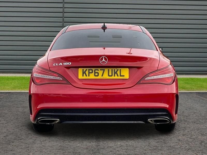 Used Mercedes CLA180 AMG line 122 HP (89 kW) 2017 Red Sedan