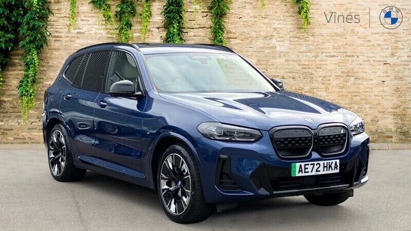 Blue Used 2022 BMW iX3 M Sport SUV | £33,990 (Fair price) - Image 1/4