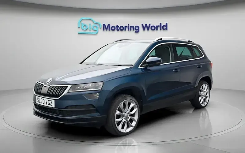 Used Skoda Karoq 150 HP (110 kW) 2021 Blue SUV