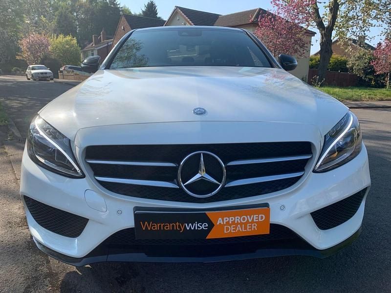 Used Mercedes C250 AMG Line Premium Plus 2017 White Sedan