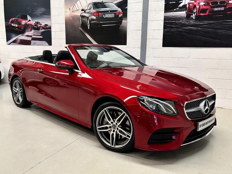 Red Used 2018 Mercedes E350 AMG line Cabriolet | £21,890 (Fair price) - Image 1/4