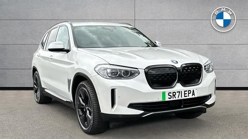 White Used 2021 BMW iX3 Shadowline SUV | £25,170 (Fair price) - Image 1/4