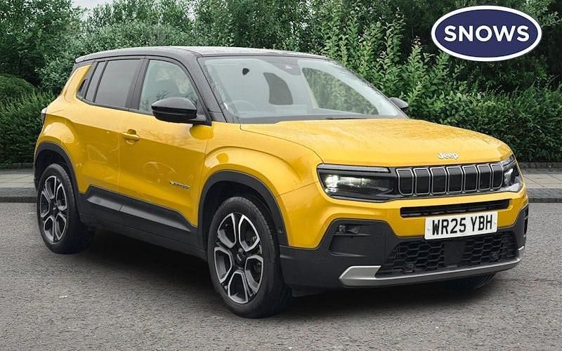 Used Jeep Avenger Summit 101 HP (74 kW) 2025 Yellow SUV