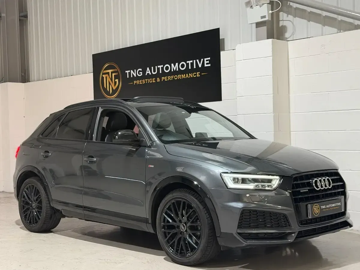 Used Audi Q3 Black Edition 180 HP (132 kW) 2018 Grey SUV