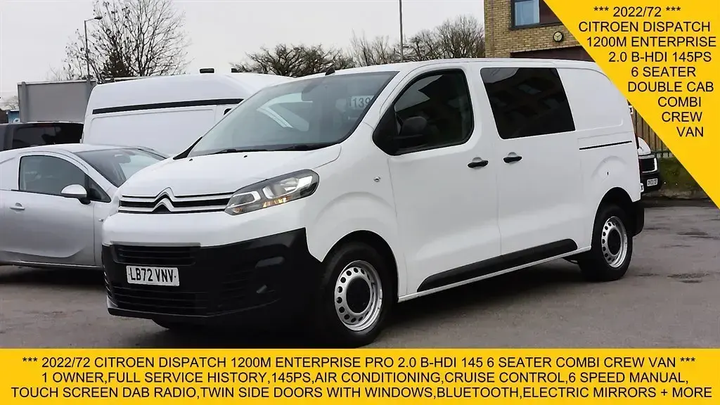 Używany Citroën Dispatch 145 KM (106 kW) 2022 Biały Minivan