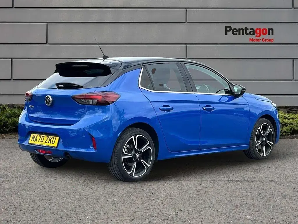 Used Vauxhall Corsa Elite 99 HP (72 kW) 2020 Blue Hatchback
