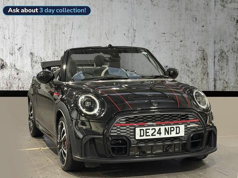 Black Used 2024 Mini John Cooper Works Cabriolet Premium Plus Cabriolet | £30,418 (Fair price) - Image 1/4