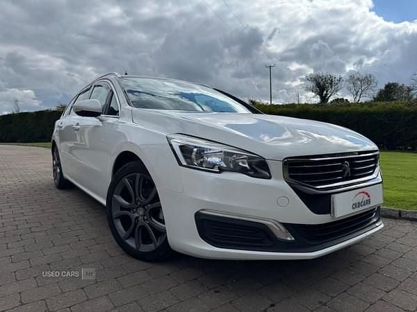 White Used 2015 Peugeot 508 Active Estate | £5,995 (Good price) - Image 1/4