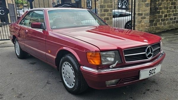 Garnet red Used 1990 Mercedes 500 Coupe | £16,995 - Image 1/1