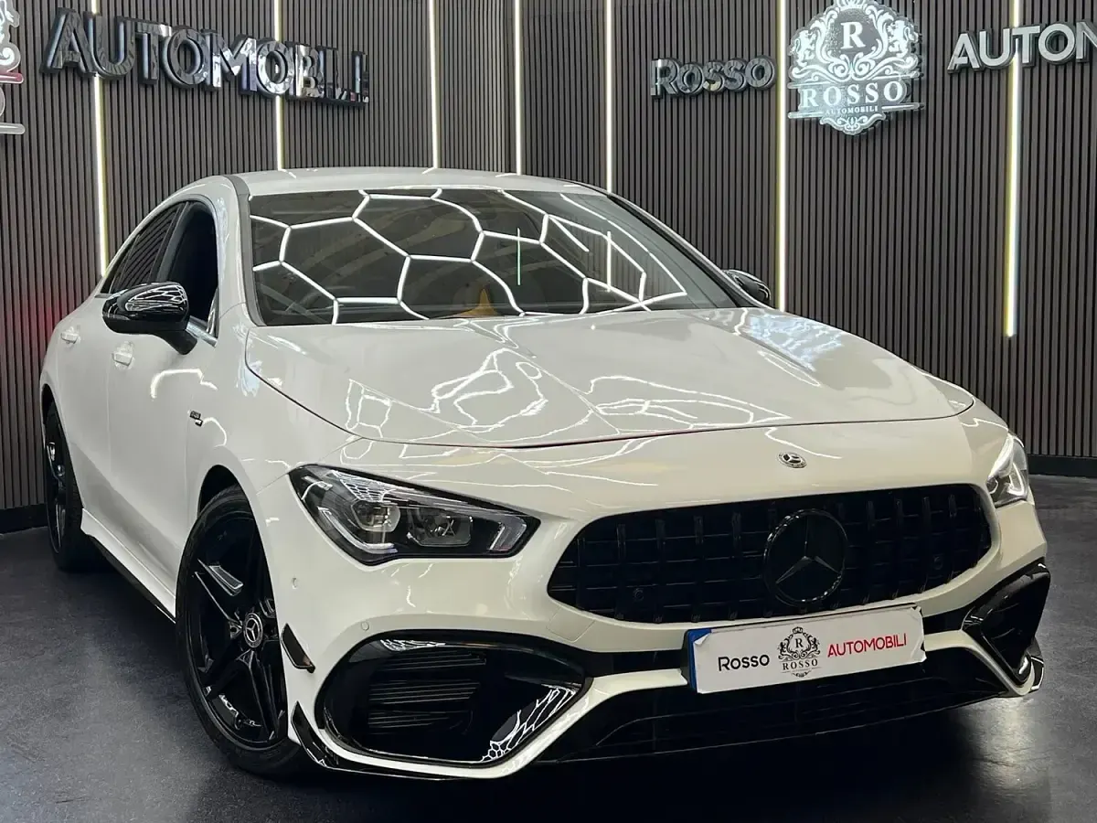 Used Mercedes CLA200 AMG line 2019 White Coupe