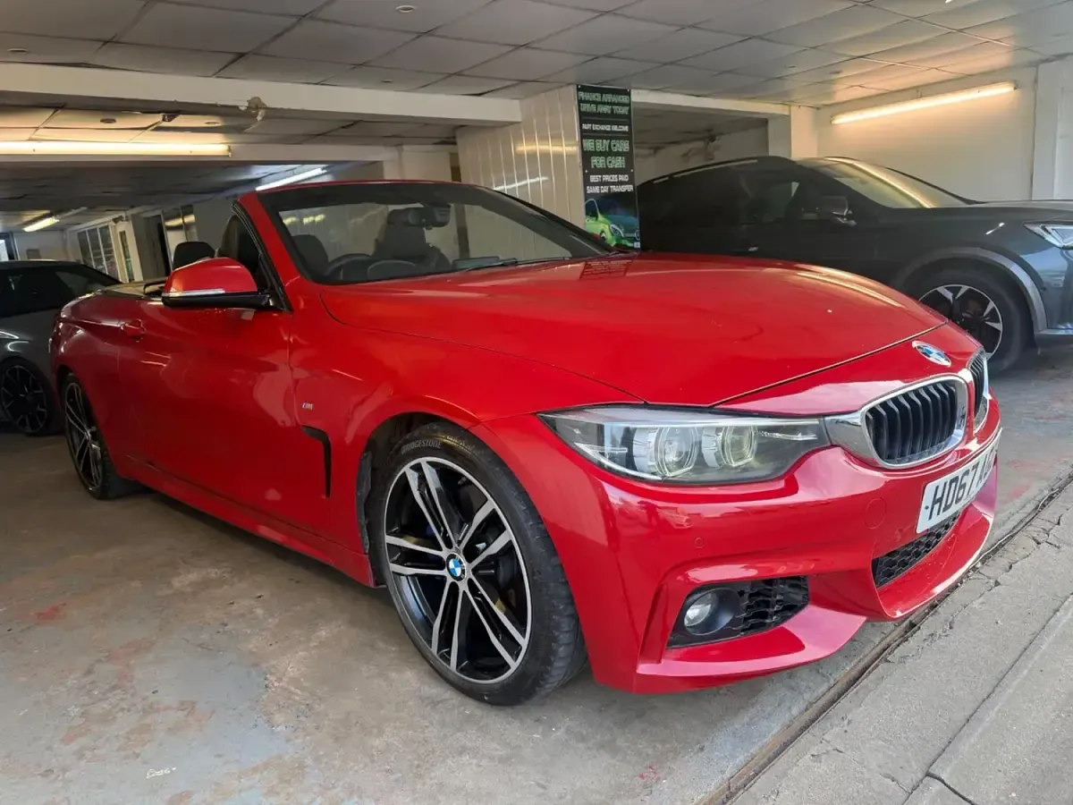 Used BMW 420 M Sport 190 HP (139 kW) 2017 Red Cabriolet