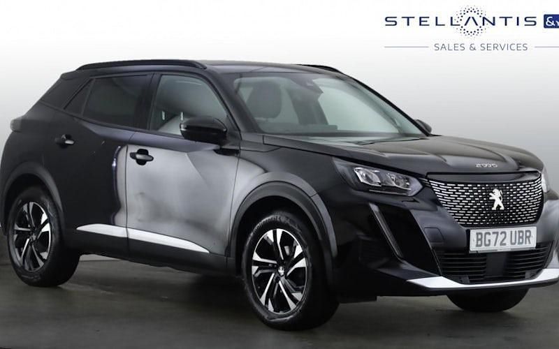 Black Used 2022 Peugeot 2008 Allure+ SUV | £15,124 (Fair price) - Image 1/4