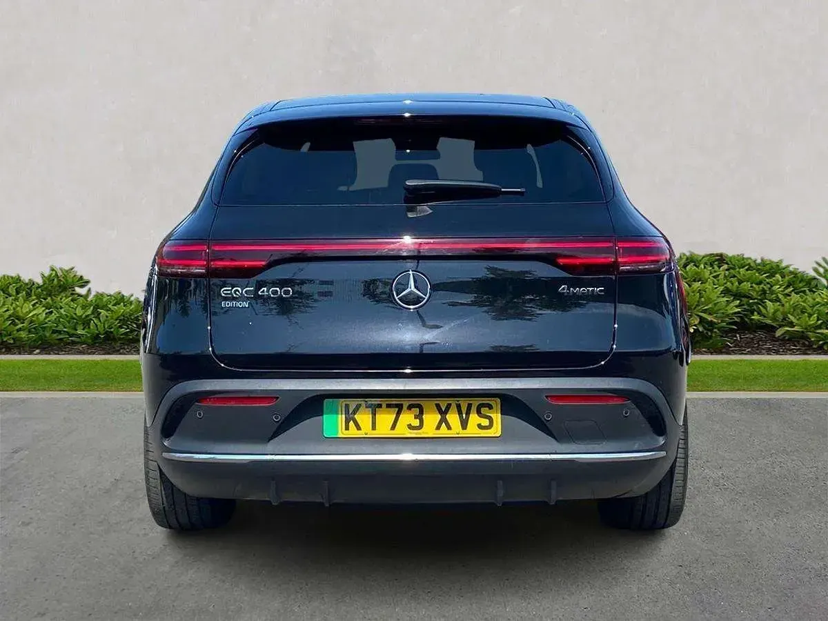 Used Mercedes EQC400 AMG line 300 kW (408 HP) 2023 Black SUV
