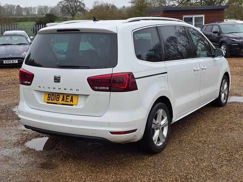 Used Seat Alhambra Ecomotive 150 HP (110 kW) 2018 White MPV
