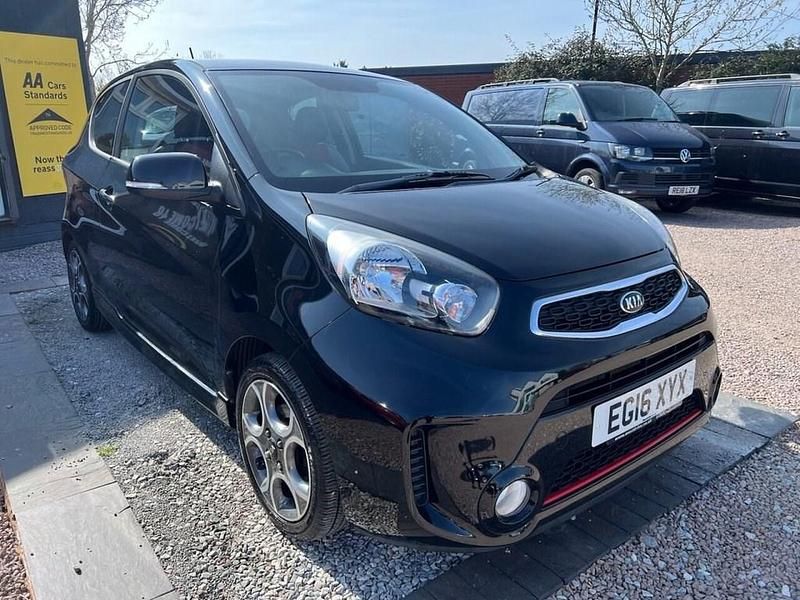 Used Kia Picanto 84 HP (61 kW) 2016 Black Hatchback