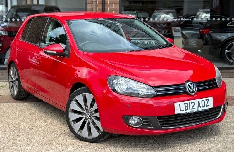 Red Used 2012 VW Golf VII GT Hatchback | £5,150 (Fair price) - Image 1/4