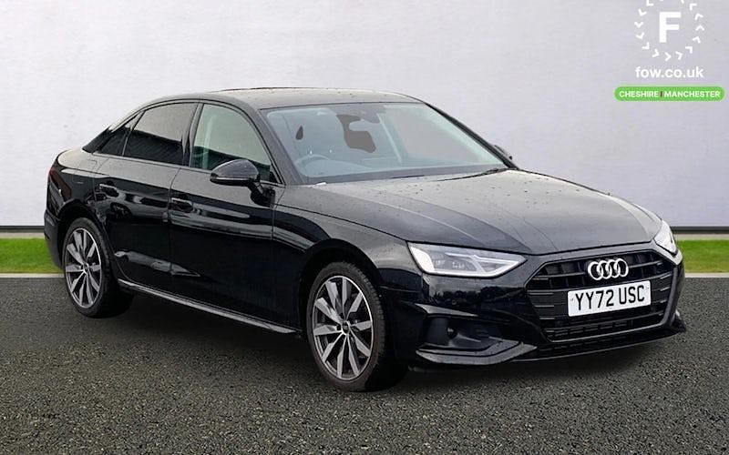 Black Used 2022 Audi A4 Design Sedan | £21,599 (Good price) - Image 1/3