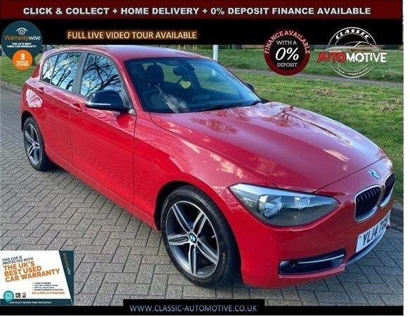 Red Used 2014 BMW 114 Sport Line Hatchback | £5,395 (A bit pricey) - Image 1/1