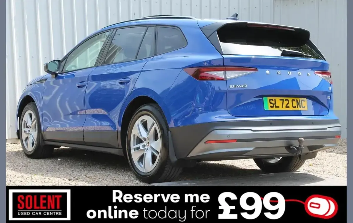 Used Skoda Enyaq iV ecoSuite 131 kW (179 HP) 2022 Blue SUV