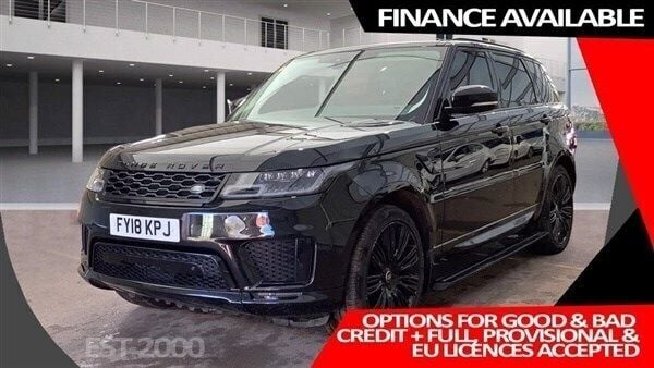 Black Used 2018 Land Rover Range Rover Sport Autobiography Dynamic SUV | £39,999 - Image 1/1