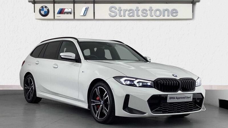White Used 2025 BMW 320 M Sport Estate | £38,490 (Expensive) - Image 1/4
