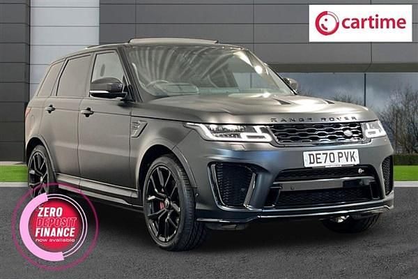 Black Used 2020 Land Rover Range Rover Sport SVR SUV | £48,501 (Good price) - Image 1/4