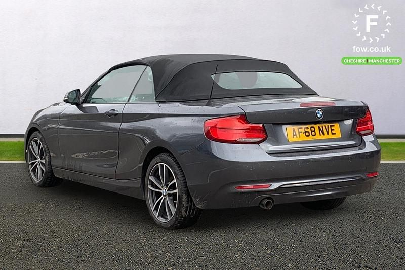 Used BMW 218 Sport Line 2018 Grey Cabriolet
