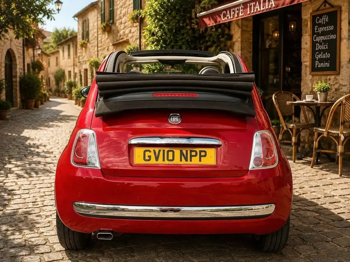 Used Fiat 500C Lounge 2010 Red Cabriolet
