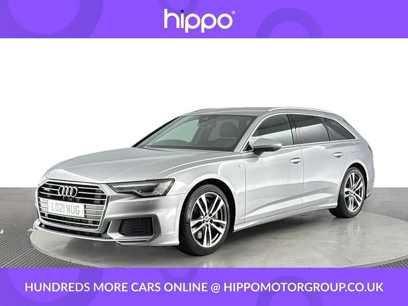 Silver Used 2021 Audi A6 S-Line Estate | £23,880 (Fair price) - Image 1/4