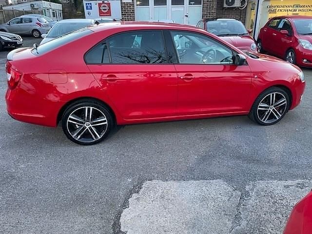 Used Skoda Rapid Sport 2014 Red Hatchback