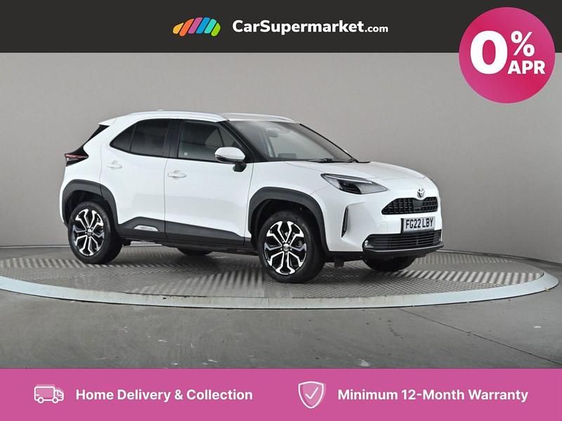 White Used 2022 Toyota Yaris Hybrid Design Hatchback | £25,197 - Image 1/4