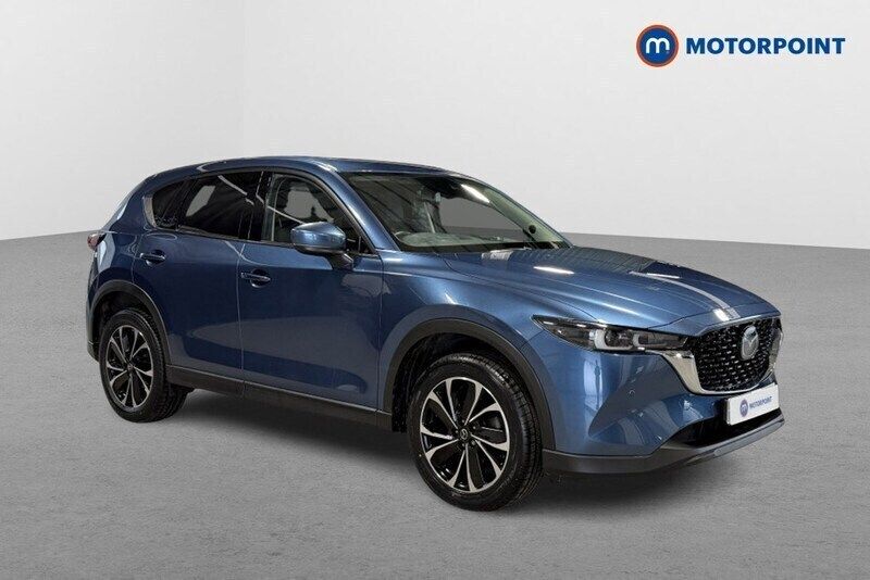 Blue Used 2023 Mazda CX-5 Exclusive-Line SUV | £18,799 (Super price) - Image 1/4