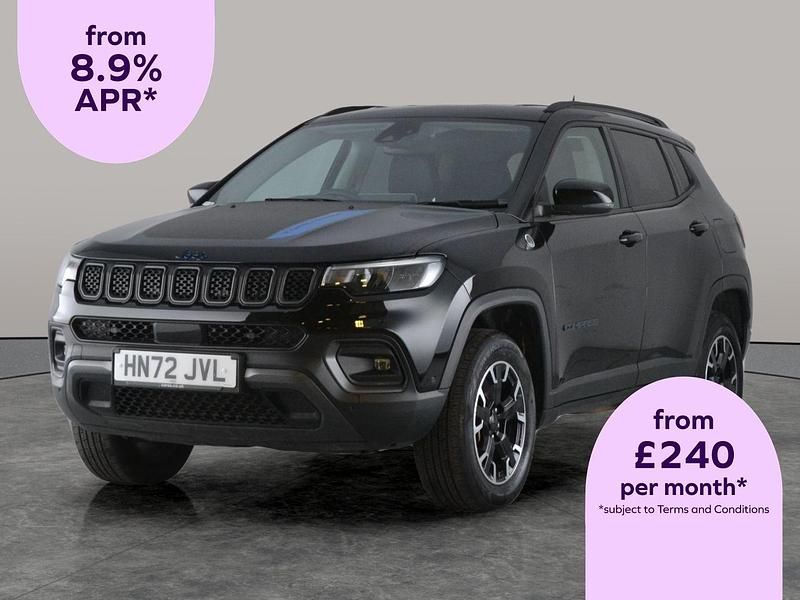 Black Used 2022 Jeep Compass Trailhawk SUV | £16,678 - Image 1/2