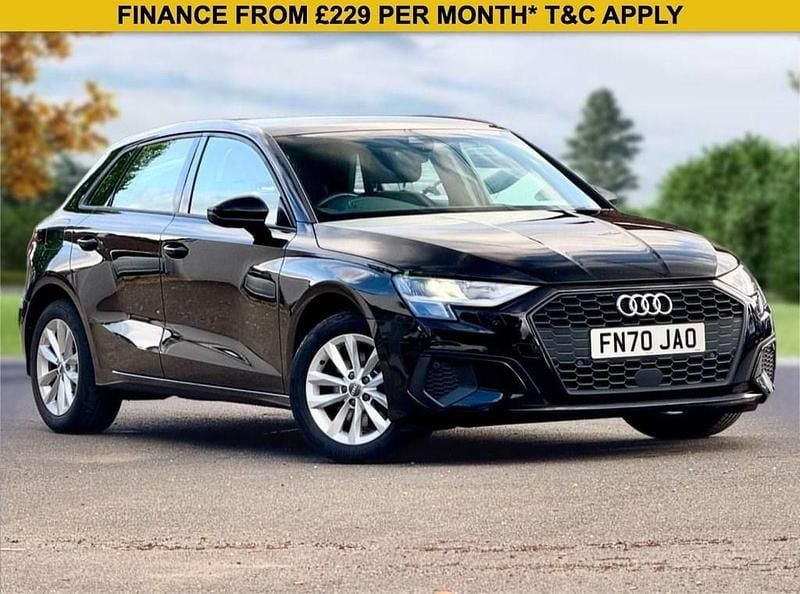 Black Used 2020 Audi A3 Sportback Design Hatchback | £10,995 (Fair price) - Image 1/3