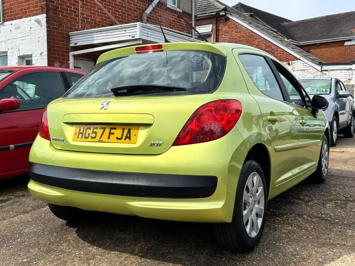 Used Peugeot 207 2007 Yellow Hatchback