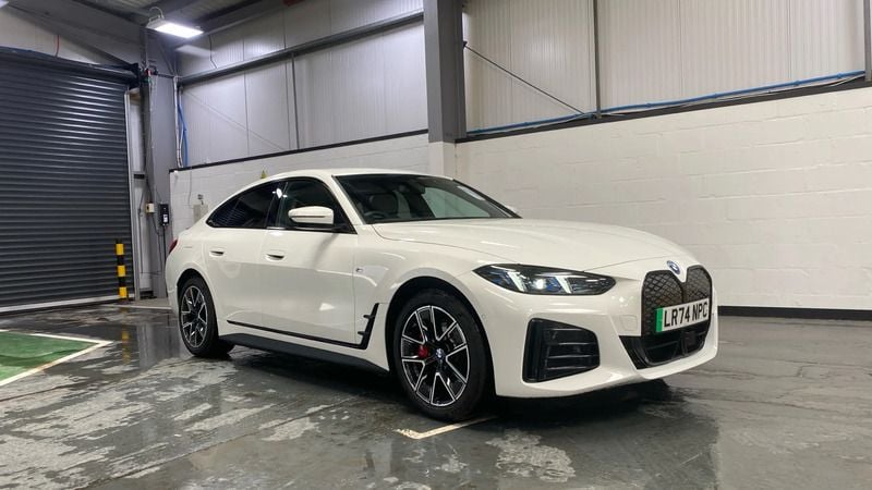 White New 2024 BMW i4 M Sport Sedan | £36,998 (Fair price) - Image 1/4