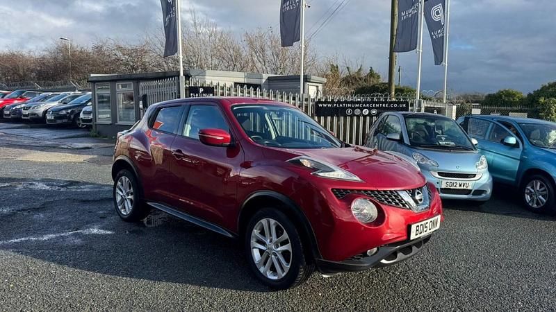 Used Nissan Juke Acenta 110 HP (80 kW) 2015 Red SUV