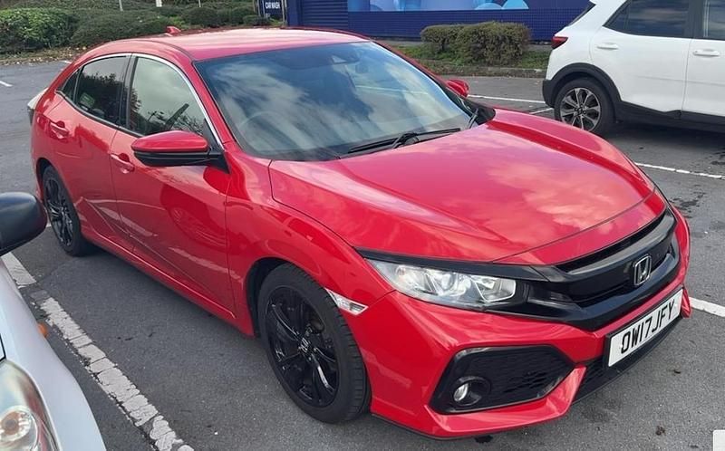 Red Used 2017 Honda Civic SR Hatchback | £10,699 (Fair price) - Image 1/1